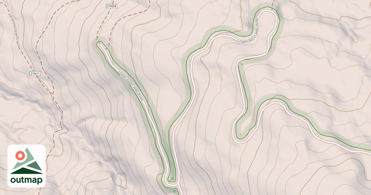 Map of LOGAN BASIN JEEP