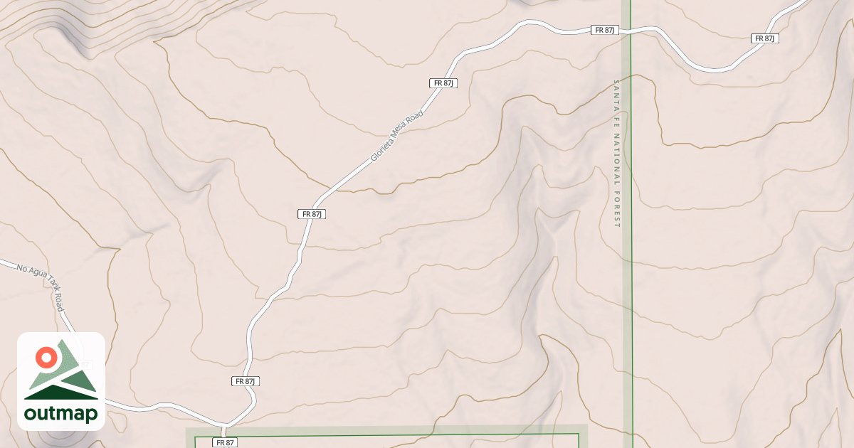 Map of USFS National Forest System Roads {E2B9F892-D536-488F-A2E4-668AC0163BEA}
