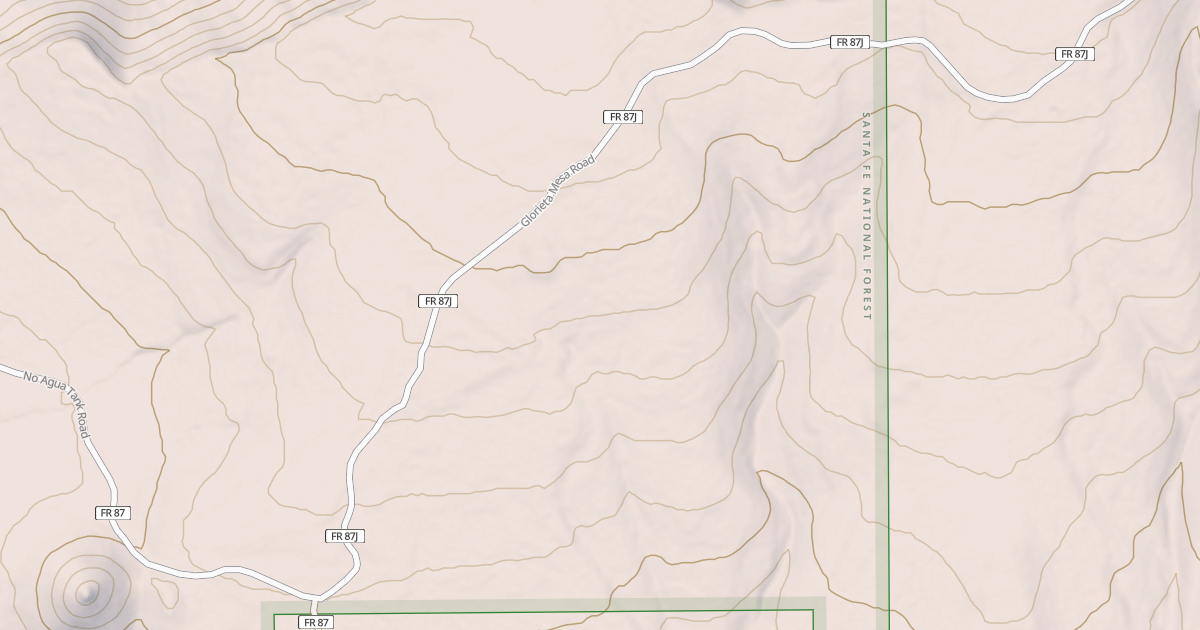 Map preview of USFS National Forest System Roads {E2B9F892-D536-488F-A2E4-668AC0163BEA}