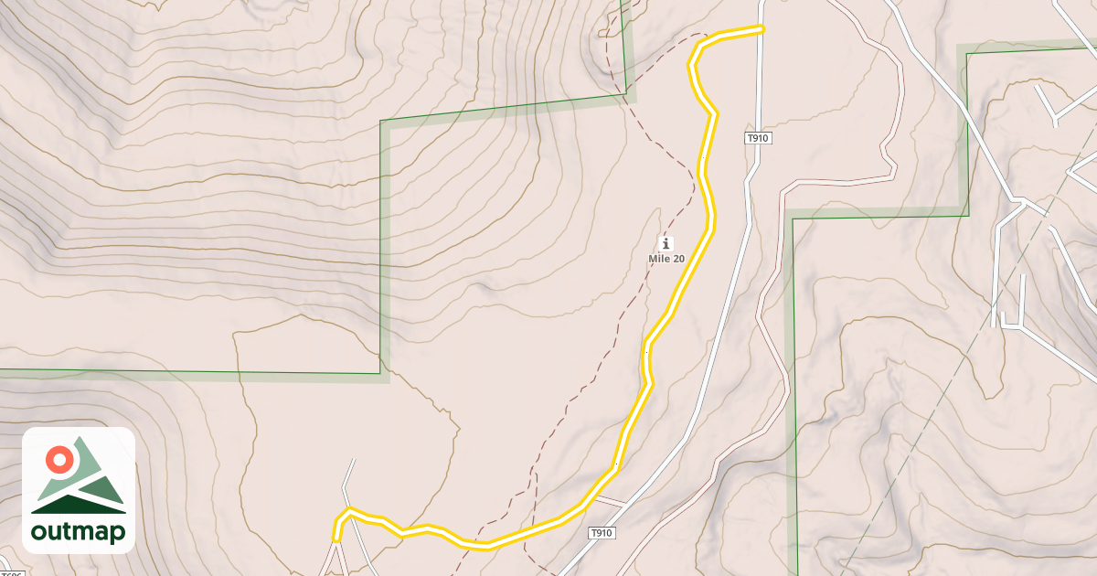 Map of Orange XC Trail