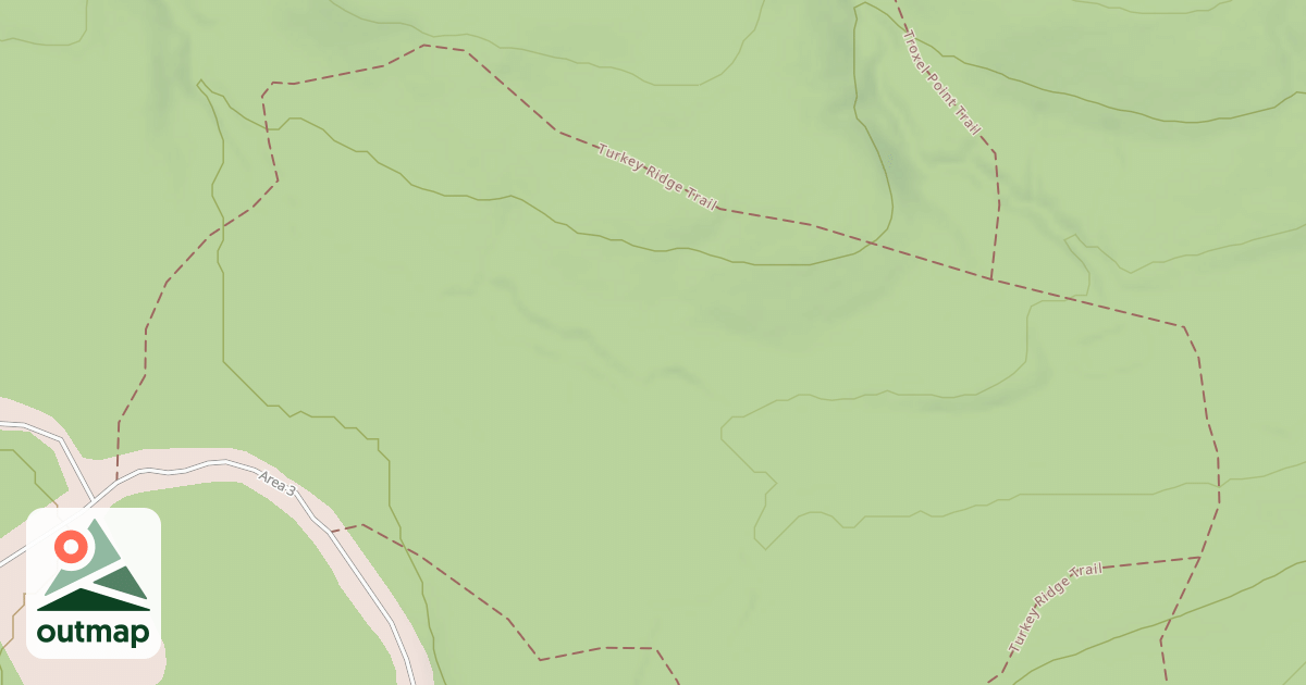 Map of Prince Gallitzin State Park Trails