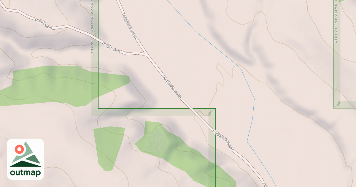 Map of DUQUESNE WASH