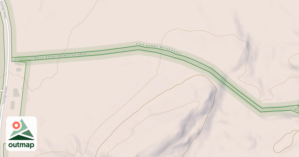 Map of Alice Brook Trail