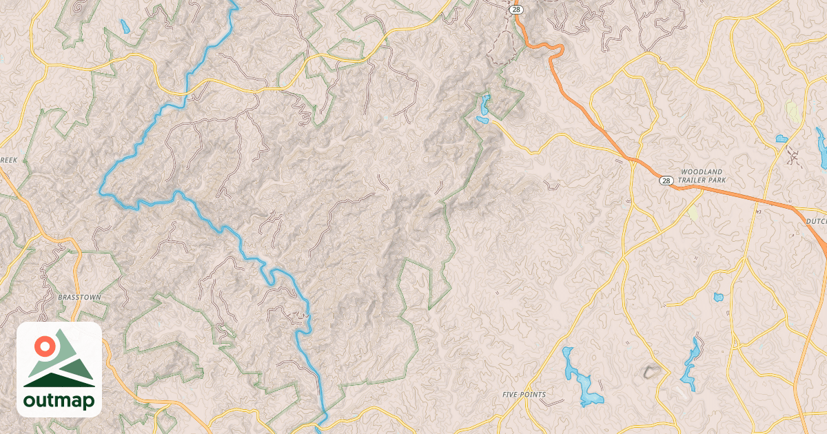 Map of RICH MTN