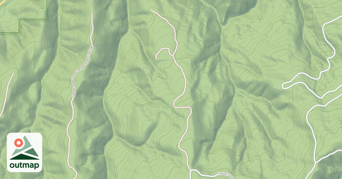 Map of USFS Motor Vehicle Use Map Roads {0E4AFAFC-CCDE-42BF-8617-13662575A6BD}