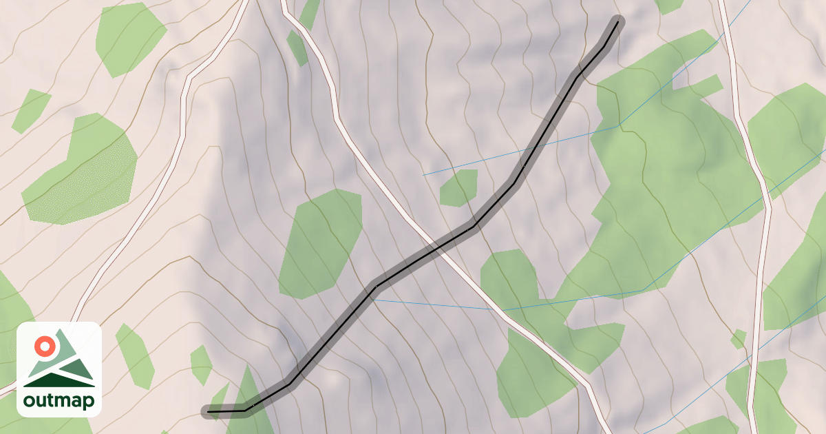 Map of Bacon's Gully