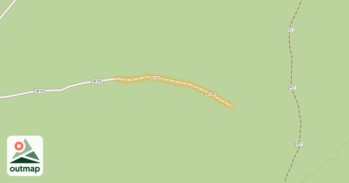 Map of Forest Road 2690-916