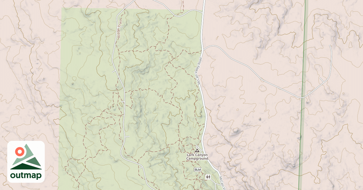 Map of BLM National GTLF Public Motorized Trails c7464902-1d69-45d7-b139-59461898d497