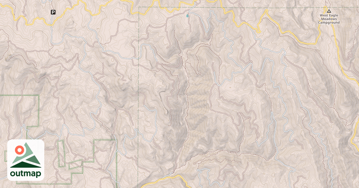 Map of Big Creek Snowmobile