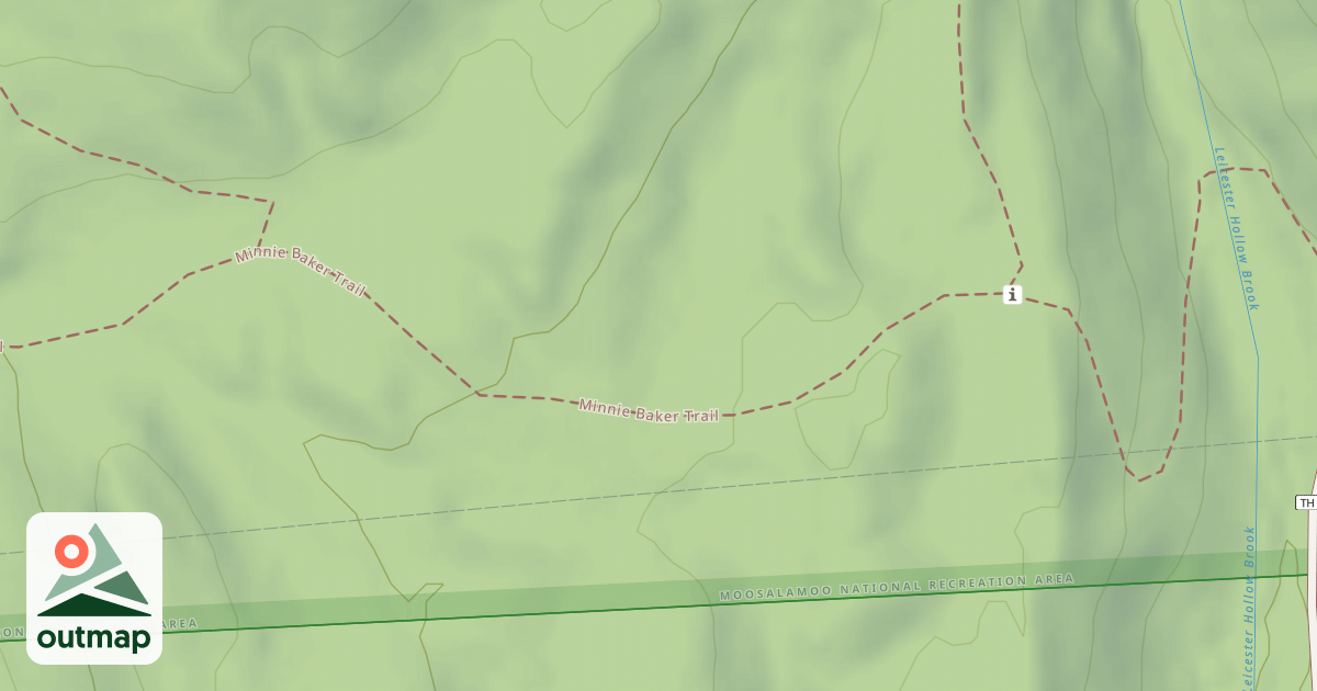 Map of Minnie Baker