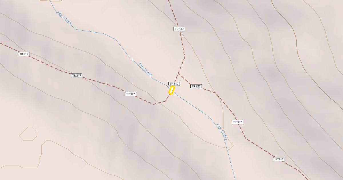 Map preview of Resurrection Pass Trail