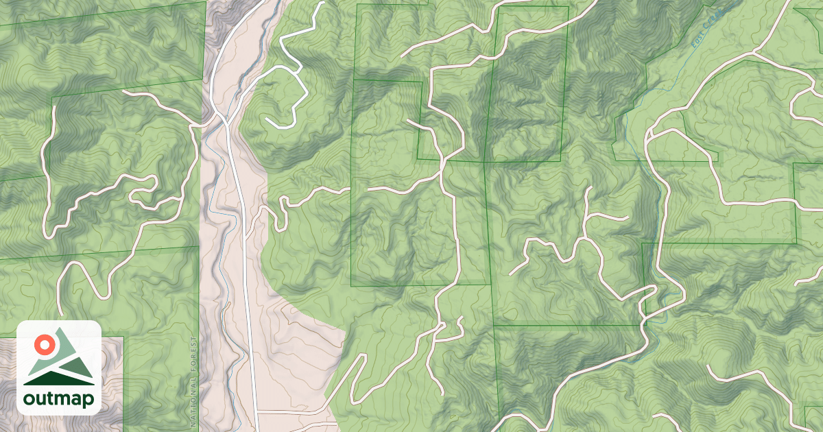 Map of MOON RIDGE
