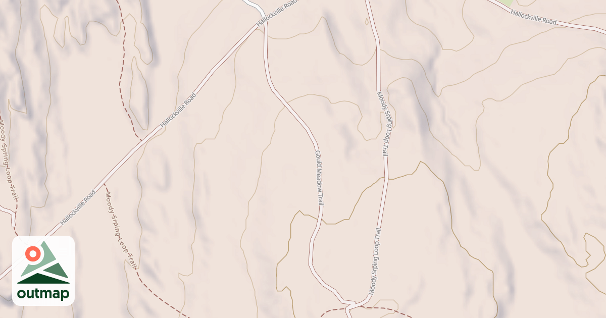 Map of Gould Meadow Trail