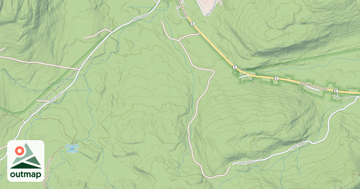Map of Little Moose