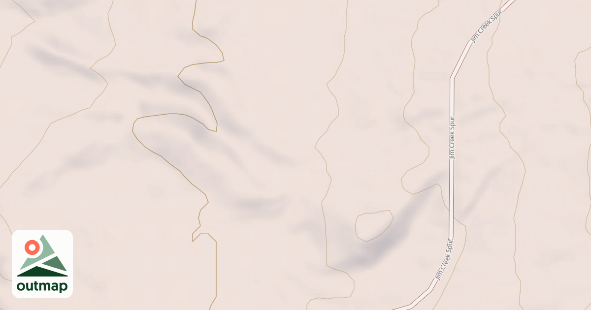 Map of JIM CREEK AREA