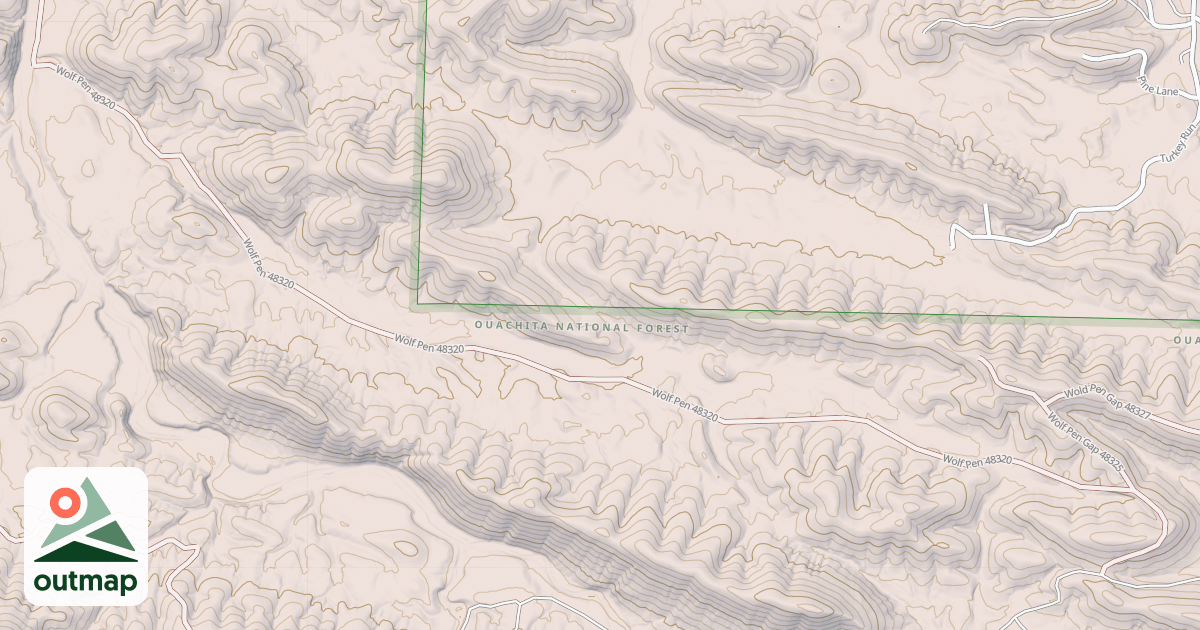 Map of USFS National Forest System Roads {8567A747-F115-44FA-A4A8-F7149E84BB9A}