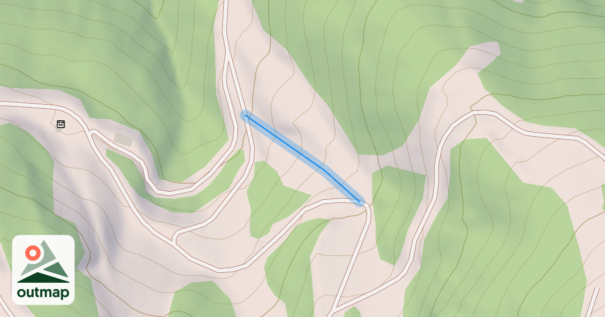 Map of Powderhorn Gully