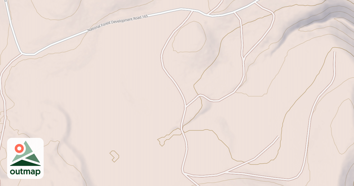 Map of BUDDING PLANTS FLAT