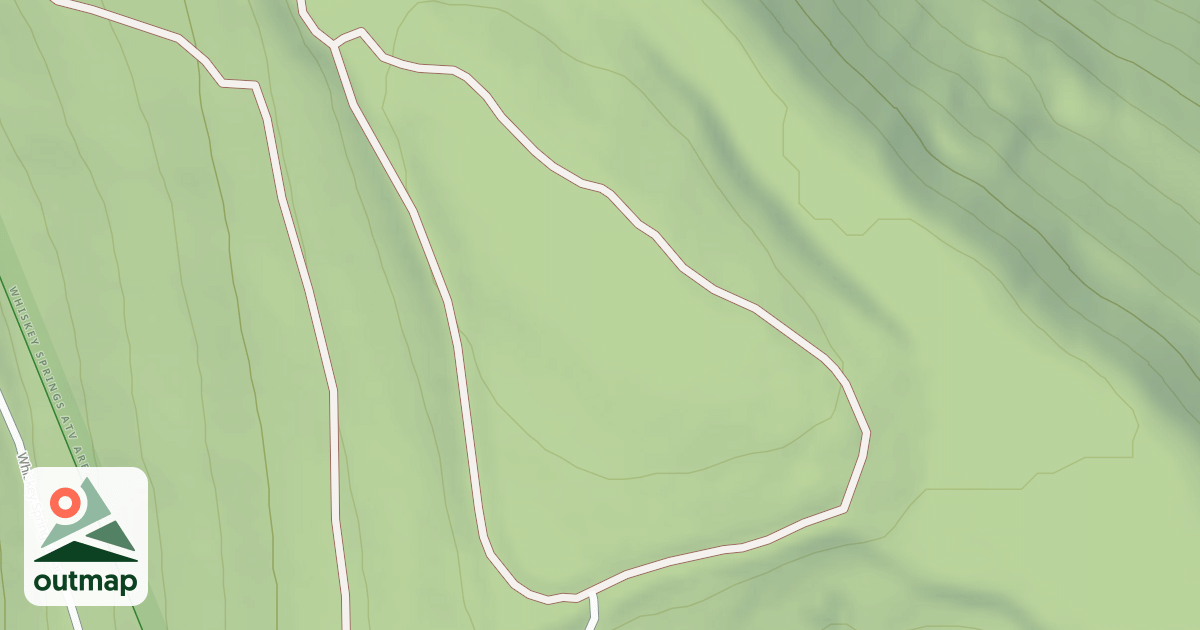Map of Whiskey Springs Trails