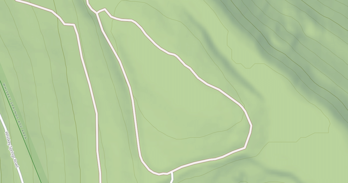 Map preview of Whiskey Springs Trails