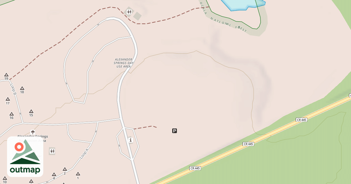 Map of ALEX SPRGS-SERVICE