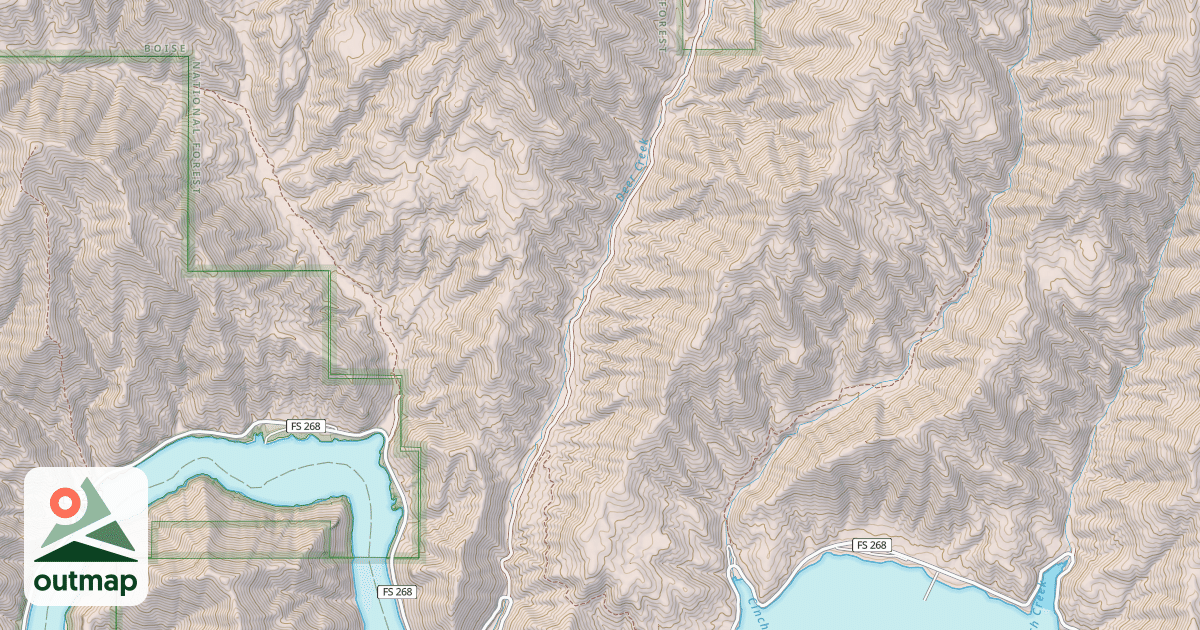 Map of DEER CREEK
