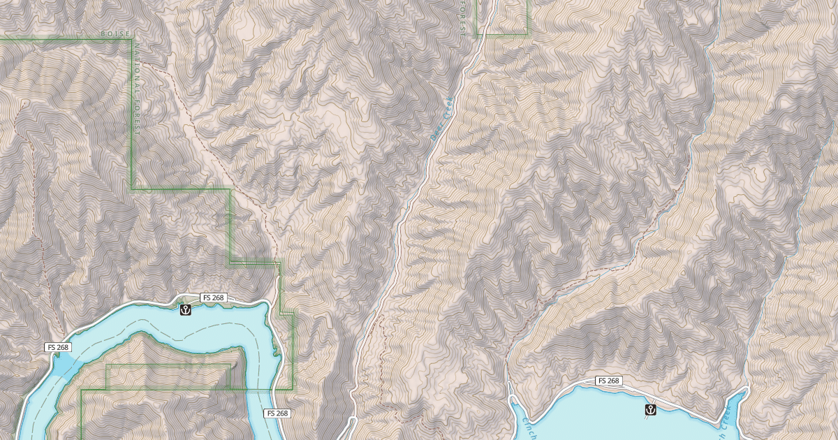 Map preview of DEER CREEK