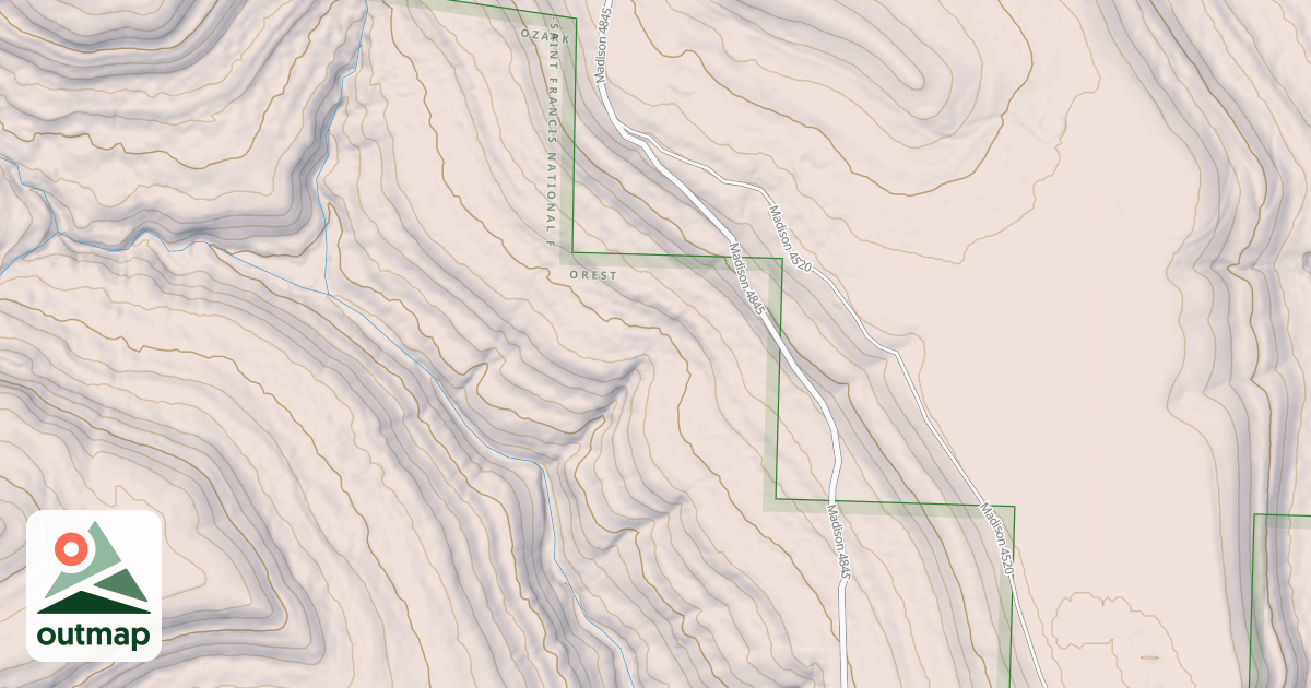 Map of USFS National Forest System Roads {83C2FD22-881D-4BA0-B1FC-8AB9271B5E48}