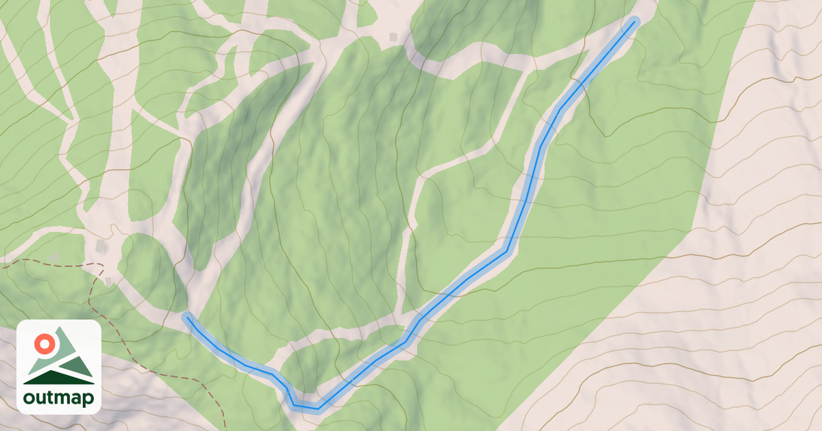 Map of Upper Easy Winder