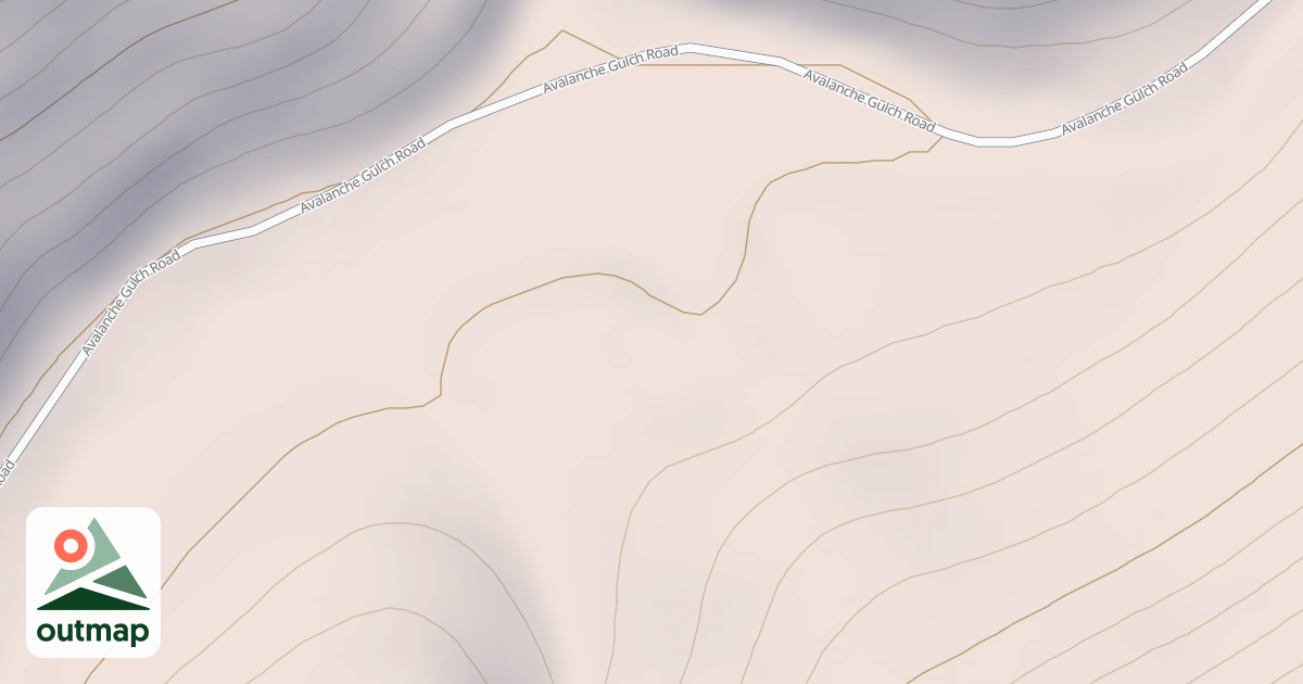 Map of AVALANCHE SPUR C2