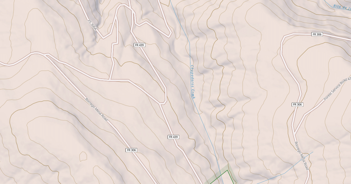 Map preview of USFS Motor Vehicle Use Map Roads {3B927E63-39F3-4669-8D3F-ED9E01B744B6}
