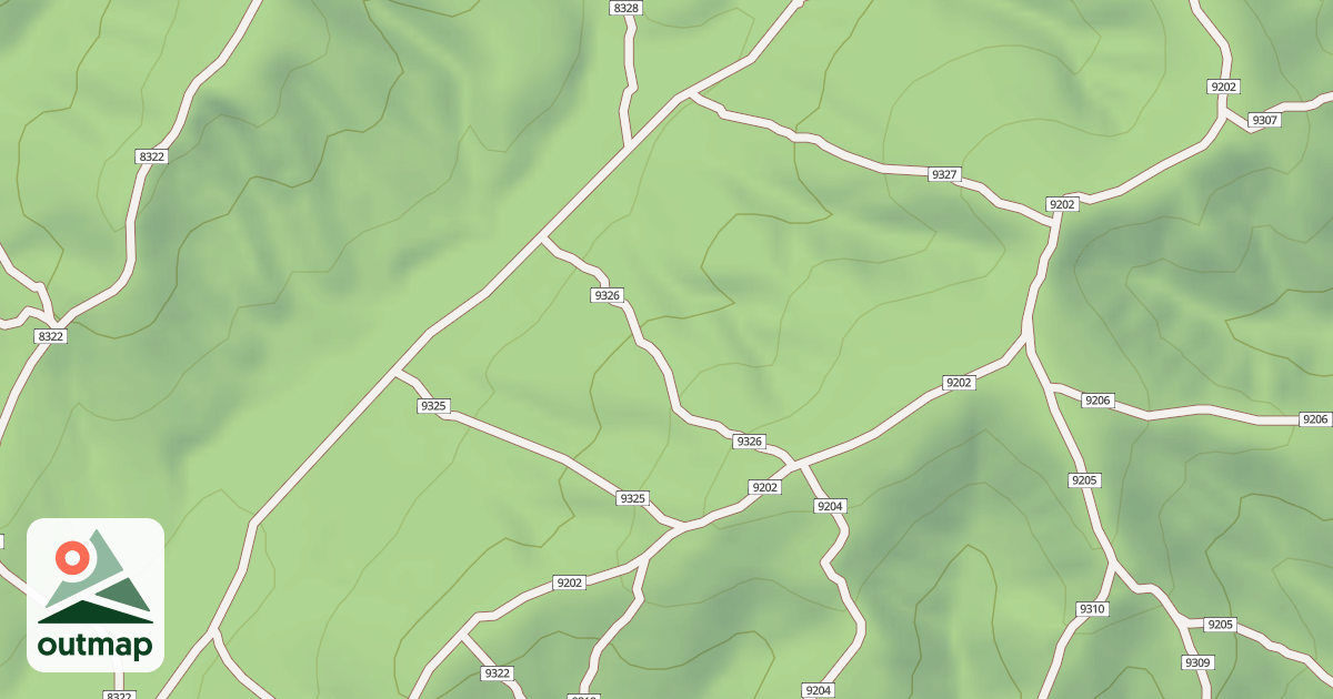 Map of USFS Motor Vehicle Use Map Trails 19921