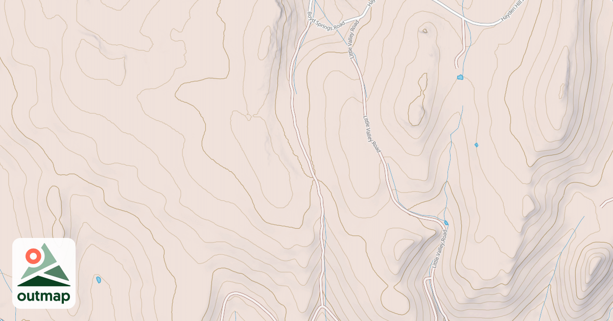 Map of CARY SPRING SPUR