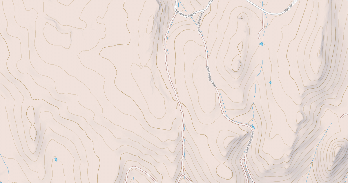 Map preview of CARY SPRING SPUR