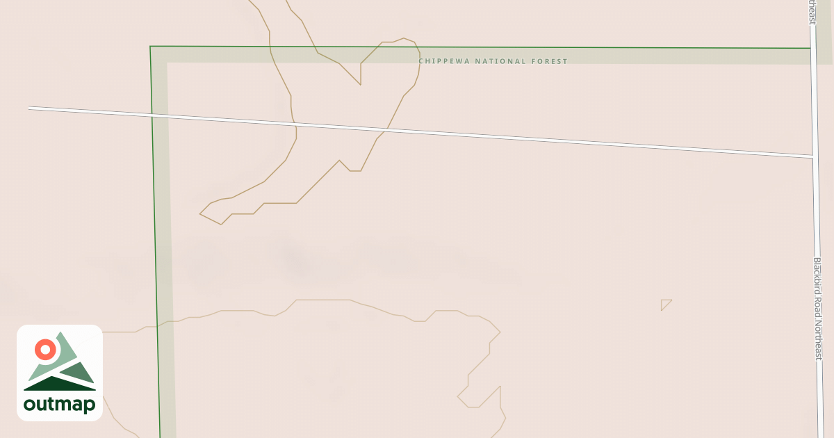 Map of BLACKBIRD ROAD SPUR E