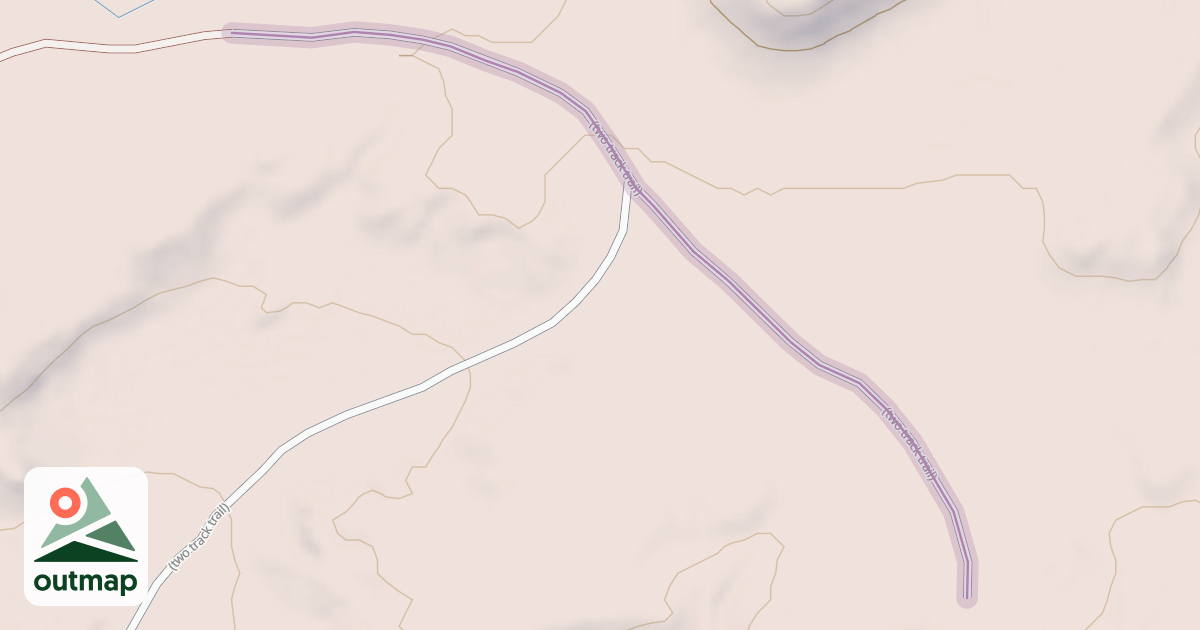 Map of (two track trail)
