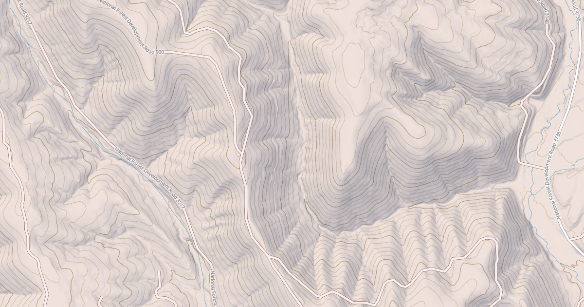 Map preview of USFS Motor Vehicle Use Map Trails 18193
