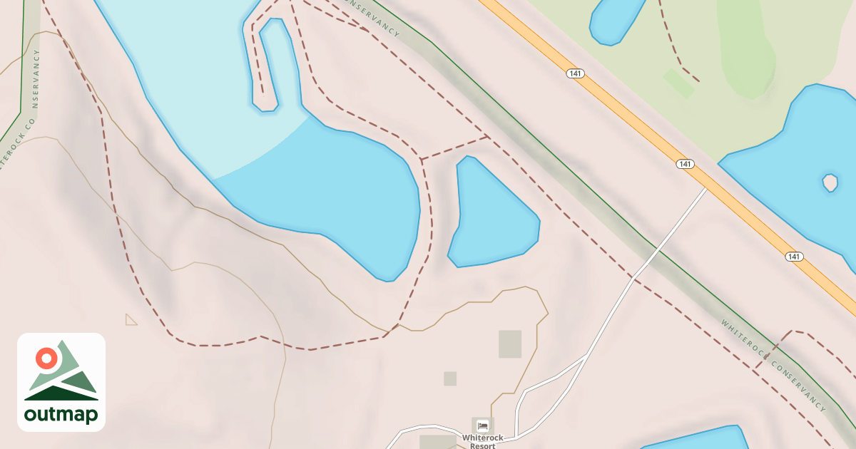 Map of Town Loop Trail