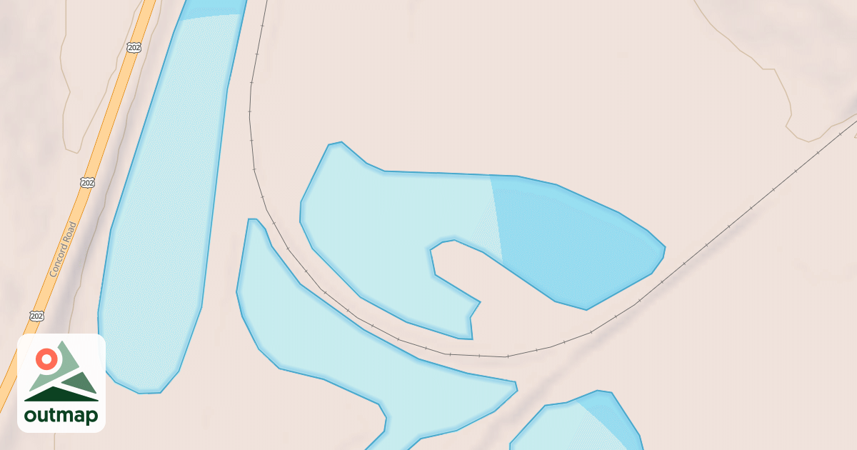 Map of Rail trail