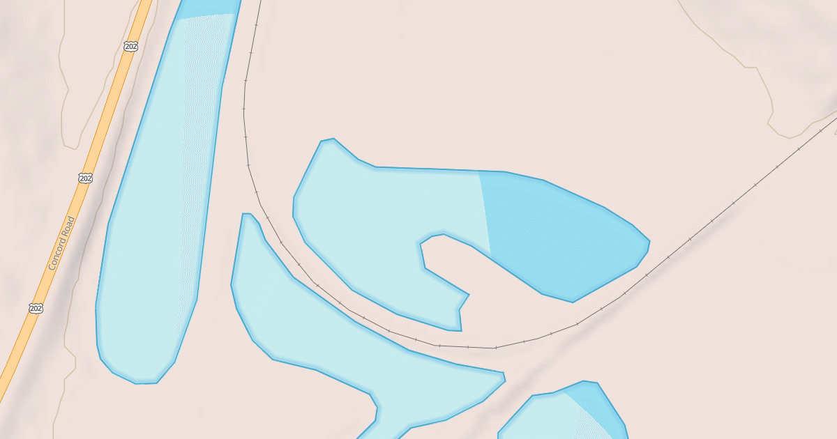 Map preview of Rail trail