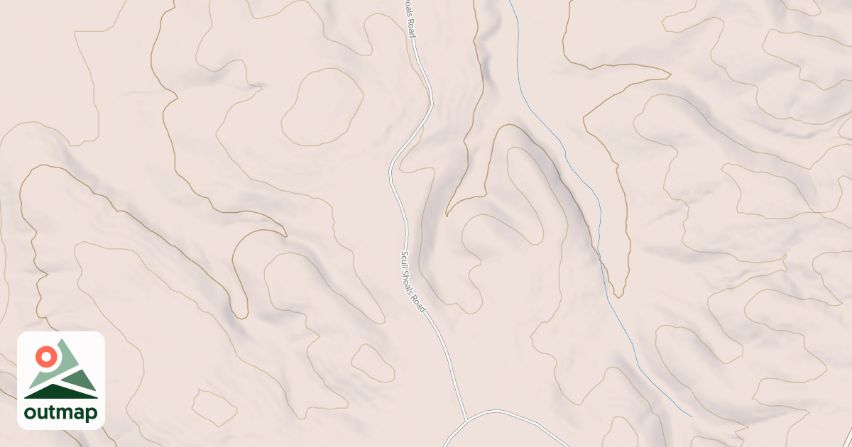 Map of SKULL SHOAL BR A