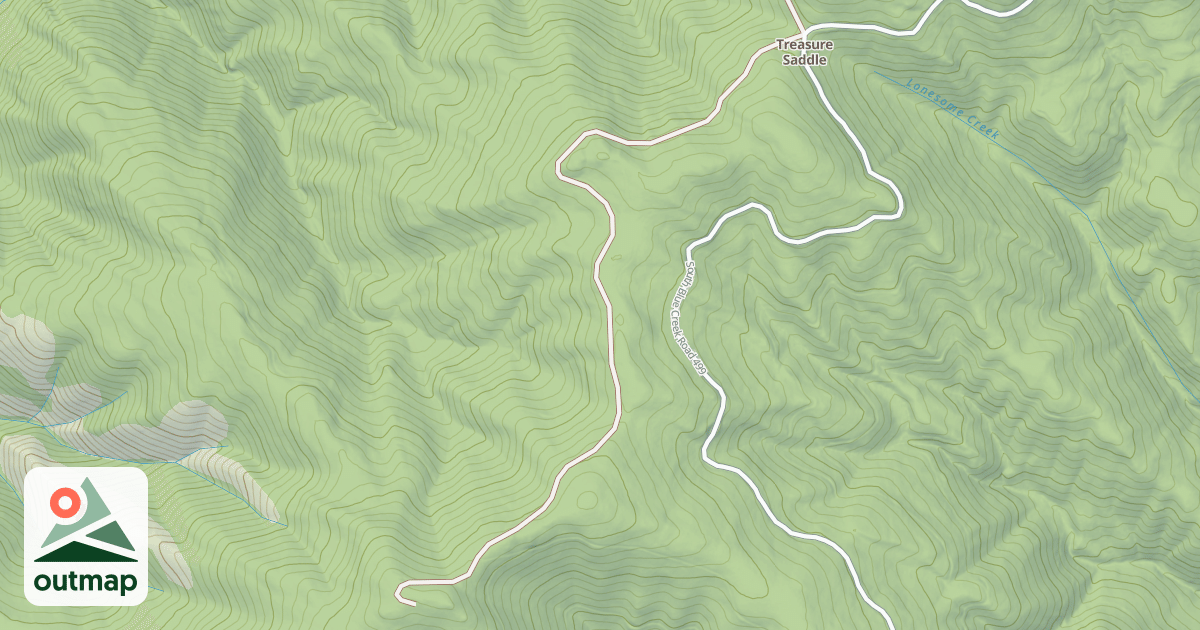 Map of KELLY MTN 4WD