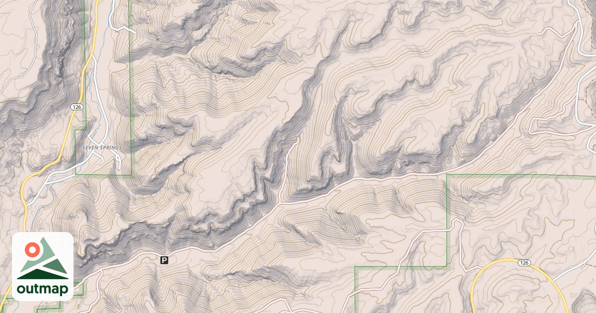 Map of BARLEY CANYON