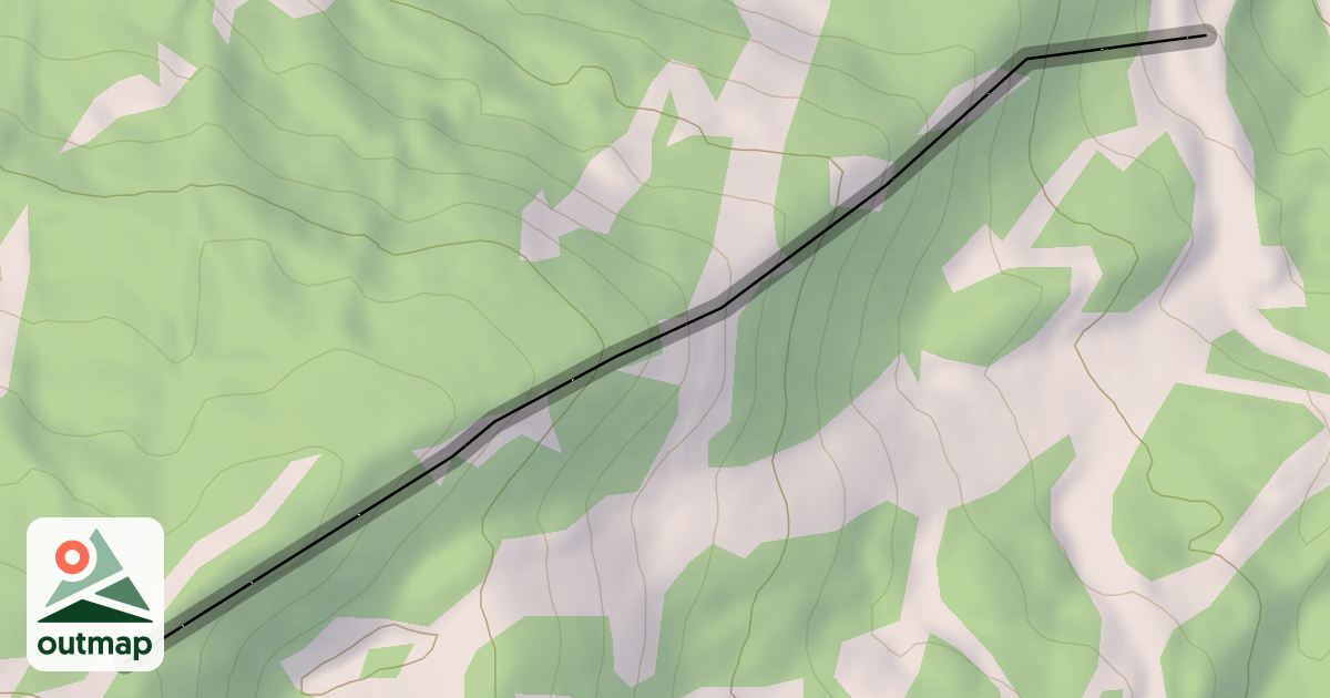 Map of Ulery's Trace