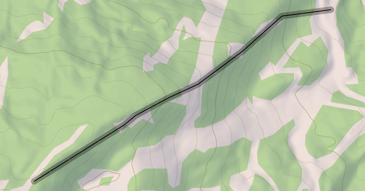 Map preview of Ulery's Trace