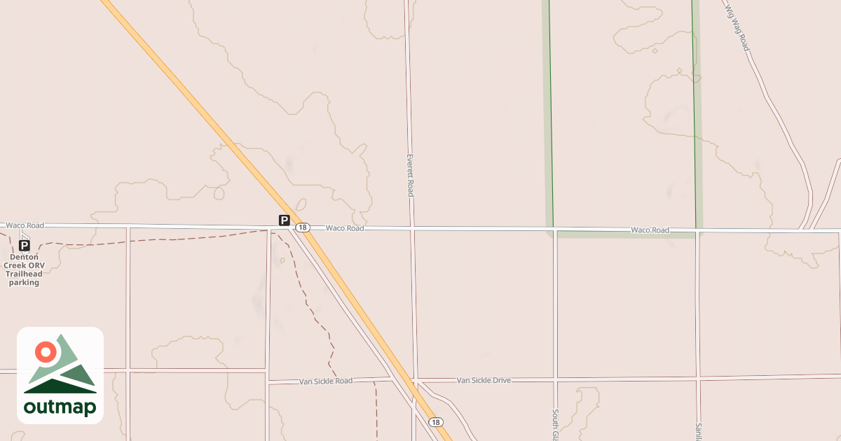 Map of Denton Creek To St. Helen Connector Route