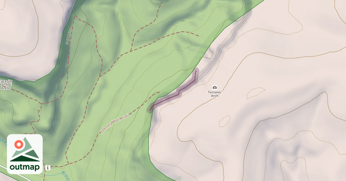 Map of Tectonic Wall