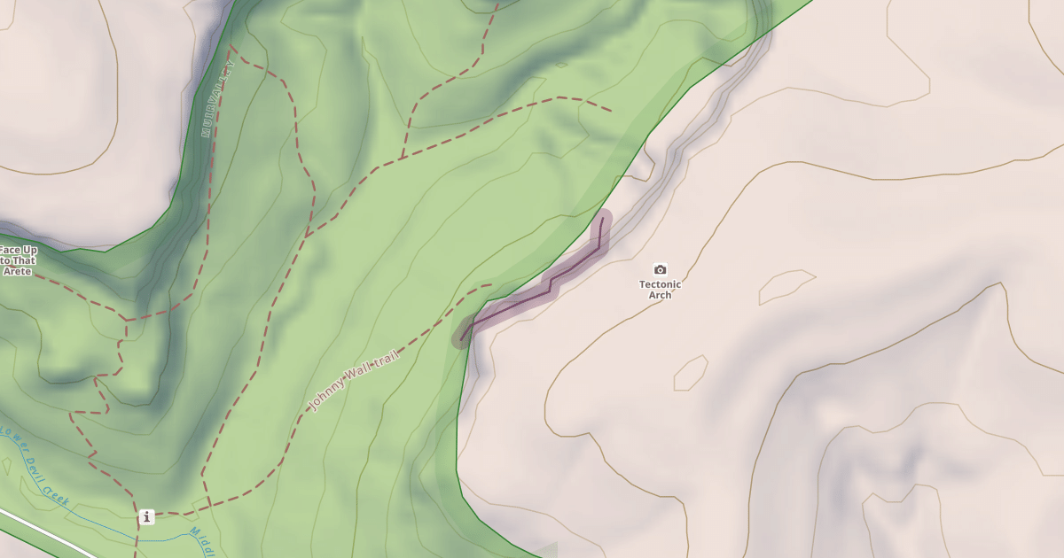 Map preview of Tectonic Wall