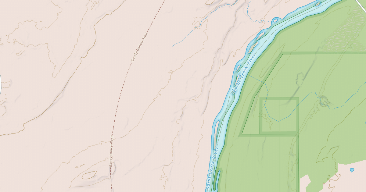 Map preview of Pine Riders Trail: St. Croix State Forest