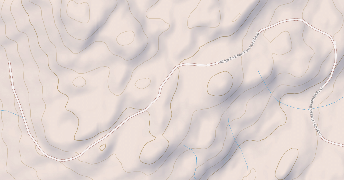 Map preview of VILLAGE ROCK POW VIEW POINT